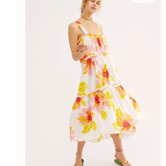 Free People Dresses & Skirts - Free People Moonshine Midi Dress NWT Size S